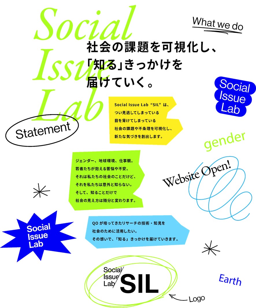 社会の課題を可視化し、「知る」きっかけを届けていく。SIL