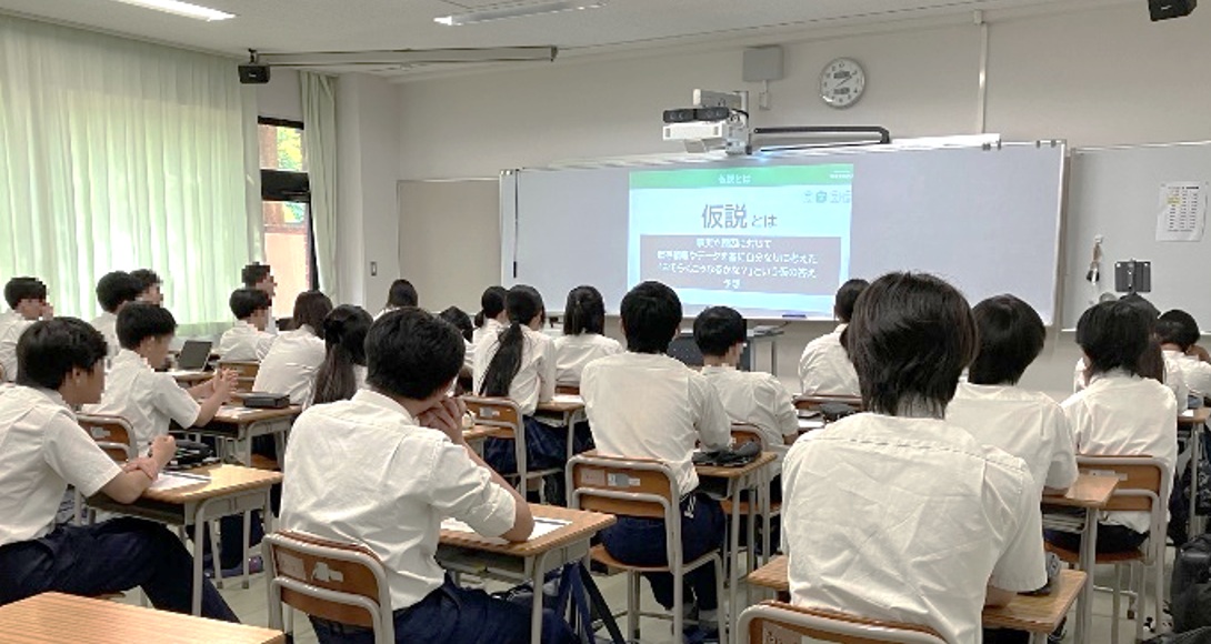 QO、京都橘高等学校で探究学習支援を実施
